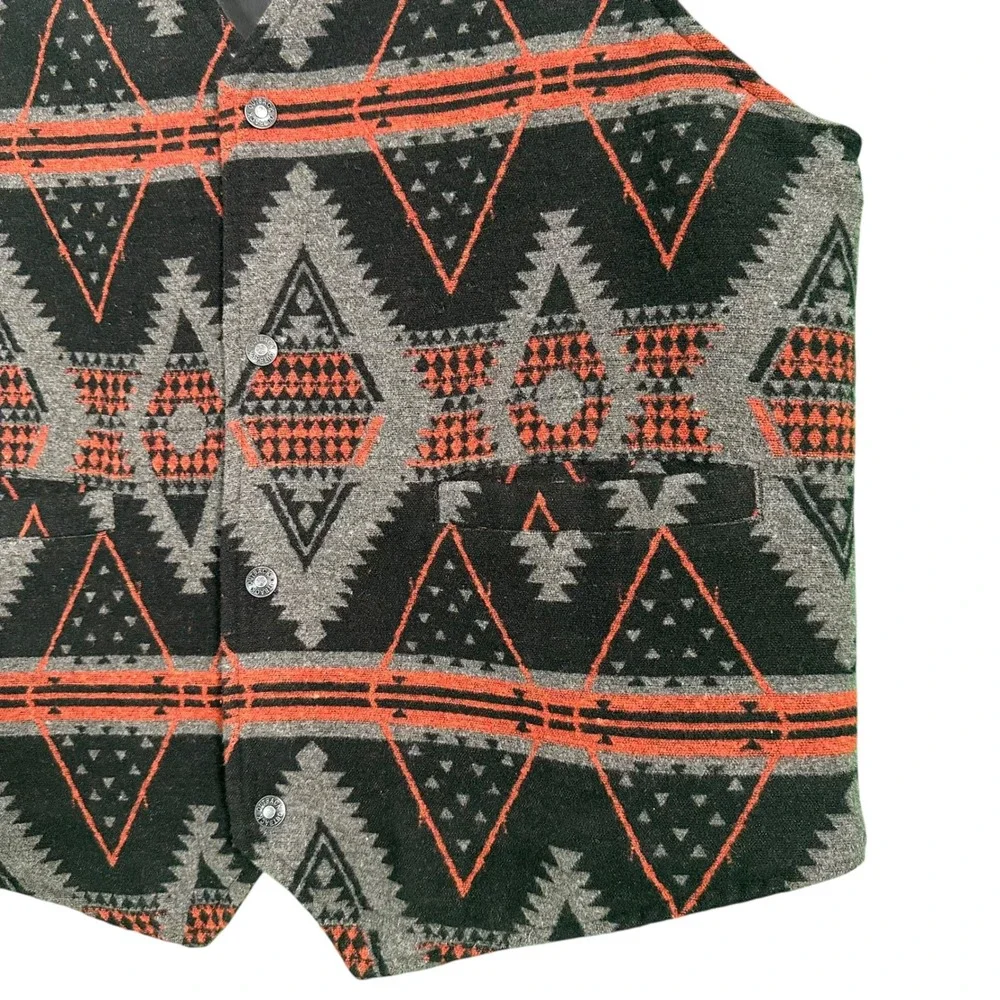 Outback Trading Co Owen Vest 29737 Southwest Wool Blend Aztec Mens‎ LG Western